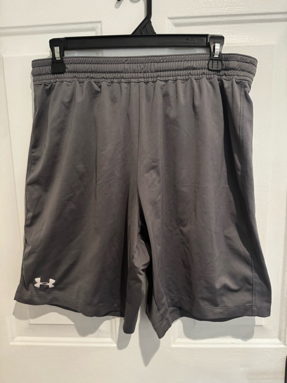 Under Armour Gray Men's Athletic Shorts with Logo